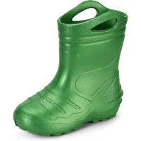 Ladeheid Kinder Mädchen Jungen federleichte Eva Gummistiefel KL051-S (Smaragdgrün, 23 EU)