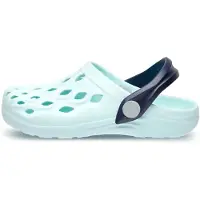 Ladeheid Clogs Kinder Schuhe für Mädchen und Jungen leichte Gartenclogs Gartenschuhe Kinder LA-CA-14 (Hellblau, 30/31 EU)