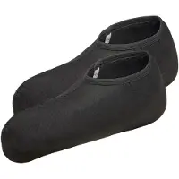 Ladeheid Stiefelsocken Innenschuh Wärmende Socken für Regenstiefel LA40-250 (Schwarz, 44/45 EU)