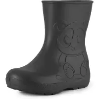 Ladeheid Eva Kinder Jungen Mädchen Gummistiefel Regenschuhe LA-CA-10 (Carbone, 32/33 EU)