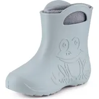 Ladeheid Eva Kinder Jungen Mädchen Gummistiefel Regenschuhe gefüttert LA-CA-03 (Grau, 26/27 EU)