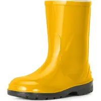 Ladeheid Kinder Mädchen Jungen Gummistiefel Regenstiefel LA-939 (Gelb, 26 EU)