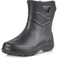 Ladeheid Herren leichte Eva Gummistiefel KL027M (Schwarz, 44)