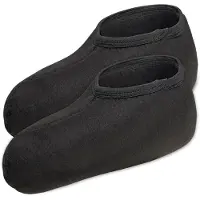 Ladeheid Kinder Stiefelsocken Innenschuh Wärmende Socken für Regenstiefel LA40-251 (Schwarz, 28/29 EU)