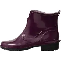 Ladeheid Damen Kurze Gummistiefel LA-930 (Weinrot/Schwarz, 39)