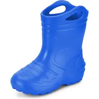 Ladeheid Kinder Mädchen Jungen federleichte Eva Gummistiefel KL051-S (Blau, 24 EU)