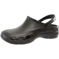 Ladeheid Damen und Herren federleichte Eva Clogs LA-885 (Schwarz, 39 EU)