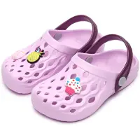 Ladeheid Clogs Kinder Schuhe für Mädchen und Jungen leichte Gartenclogs Gartenschuhe Kinder LA-CA-15 (Lilla, 27/28 EU)