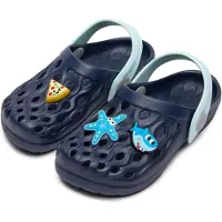 Ladeheid Clogs Kinder Schuhe für Mädchen und Jungen leichte Gartenclogs Gartenschuhe Kinder LA-CA-15 (Marineblau, 30/31 EU)