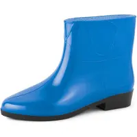 Ladeheid Damen Kurze Gummistiefel LAZT201801 (Blau, 38 EU)