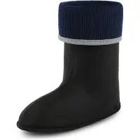 Ladeheid Kinder Mädchen Jungen Wärmende Stiefelsocken für Gummistiefel Innenschuh KL058 (Grau, 29 EU)