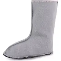 Ladeheid Kinder Mädchen Jungen Wärmende Stiefelsocken Innenschuh für Gummistiefel LA-CA-10 LA-CA-11 (Grau, 26/27 EU)