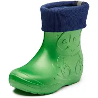 Ladeheid Kinder Federleichte Gummistiefel Thermo mit Fütterung LA-CA-Panda249(Smaragdgrün, 24/25)