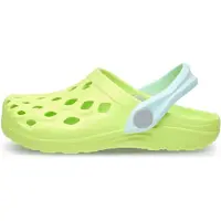 Ladeheid Clogs Kinder Schuhe für Mädchen und Jungen leichte Gartenclogs Gartenschuhe Kinder LA-CA-14 (Pistazien, 33/34 EU)
