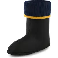 Ladeheid Kinder Mädchen Jungen Wärmende Stiefelsocken für Gummistiefel Innenschuh KL058 (Sonnig, 32 EU)