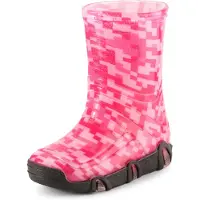 Ladeheid Kinder Mädchen Jungen Gummistiefel Gefüttert Swk2021BW (Muster-44, 31/32)