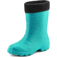 Ladeheid Damen Thermo Eva Gummistiefel federleicht LALMG879 (Türkis/Schwarz, 37 EU)