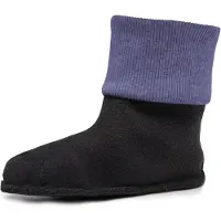 Ladeheid Kinder Gummistiefel Stiefelsocken Innenschuh Wärmende Socken für Regenstiefel LA-CA-10 LA-CA-11(Kobalt, 24/25)