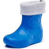Ladeheid Kinder Federleichte Gummistiefel Thermo mit Fütterung LA-CA-Panda249(Blau, 32/33)