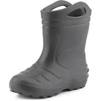 Ladeheid Kinder Mädchen Jungen federleichte Eva Thermo Gummistiefel gefüttert KL051 (Graphite, 29)