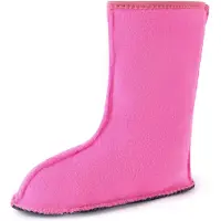 Ladeheid Kinder Mädchen Jungen Wärmende Stiefelsocken Innenschuh für Gummistiefel LA-CA-10 LA-CA-11 (Rosarot, 24/25 EU)