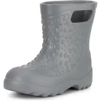 Ladeheid Kinder Mädchen Jungen leichte Eva Gummistiefel Regenstiefel LADW006 (Grau 2183, 26/27 EU)
