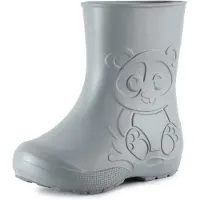 Ladeheid Eva Kinder Jungen Mädchen Gummistiefel Regenschuhe LA-CA-10 (Grau, 22/23 EU)