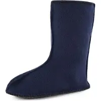 Ladeheid Kinder Mädchen Jungen Wärmende Stiefelsocken Innenschuh für Gummistiefel LA-CA-10 LA-CA-11 (Marineblau, 32/33 EU)