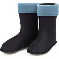 Ladeheid Kinder Mädchen Jungen Wärmende Stiefelsocken für Gummistiefel Innenschuh für Modell LA-KL-EVA-Kids und KL050, KL045 (Hellblau, 29 EU)