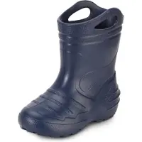 Ladeheid Kinder Mädchen Jungen federleichte Eva Gummistiefel KL051-S (Dunkelblau, 25 EU)