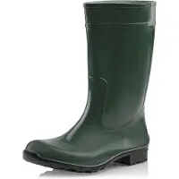 Ladeheid Damen Gummistiefel LA-967 (Flaschengrün/Schwarz, 39 EU)