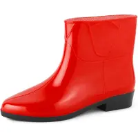 Ladeheid Damen Kurze Gummistiefel LAZT201801 (Rot, 38 EU)
