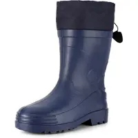 Ladeheid Herren federleichte Eva Thermo Gummistiefel warm mit Stulpe gefüttert LA-892 (Navy, 48 EU)