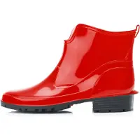 Ladeheid Damen Kurze Gummistiefel LA-930 (Rot, 38)