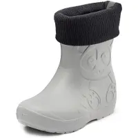 Ladeheid Kinder Federleichte Gummistiefel Thermo mit Fütterung LA-CA-Panda249(Grau, 26/27)