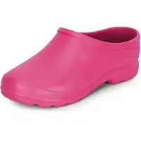 Ladeheid Damen und Herren leichte Eva Clogs Gartenclogs Gartenschuhe LADW001 (Rosa 6108, 36)