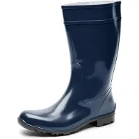 Ladeheid Damen Gummistiefel LA-967 (Dunkelblau/Schwarz, 36 EU)