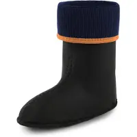Ladeheid Kinder Mädchen Jungen Wärmende Stiefelsocken für Gummistiefel Innenschuh KL058 (Orange, 35 EU)