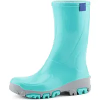 Ladeheid Kinder Mädchen Jungen Gummistiefel Regenschuhe LARB015 (Türkis-2, 21)