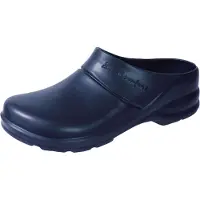 Ladeheid Damen und Herren leichte Eva Clogs Gartenclogs Gartenschuhe LA-858 (Dunkelblau, 36)