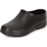 Ladeheid Damen und Herren leichte Eva Clogs Gartenclogs Gartenschuhe LADW001 (Schwarz, 37)