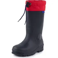 Ladeheid Kinder Mädchen Jungen Gummistiefel Regenschuhe LARB014 (Marineblau, 27)