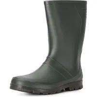 Ladeheid Damen und Herren PVC Gummistiefel LA-959 (Grün, 38 EU)