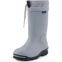 Ladeheid Kinder Mädchen Jungen Gummistiefel Regenschuhe LARB014 (Grau, 25)