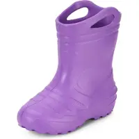 Ladeheid Kinder Mädchen Jungen federleichte Eva Gummistiefel KL051-S (Violett, 33 EU)