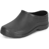 Ladeheid Damen und Herren leichte Eva Clogs Gartenclogs Gartenschuhe LADW001 (Graphite 9490, 36)