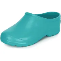 Ladeheid Damen und Herren leichte Eva Clogs Gartenclogs Gartenschuhe LADW001 (Türkis 6706, 42)