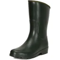 Ladeheid Damen leichte Eva Gummistiefel Regenstiefel ( Grün, 36 EU )