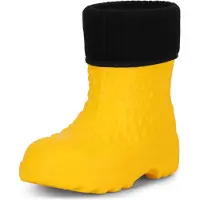 Ladeheid Kinder Mädchen Jungen leichte Eva Gummistiefel Regenstiefel LADW007 (Gelb 1032, 24/25 EU)