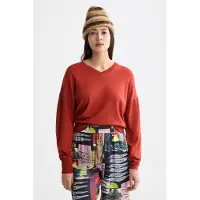 Scotch & Soda V-neck Relaxed Pullover Ketchup Größe: XL | Pullover Outlet | Damen